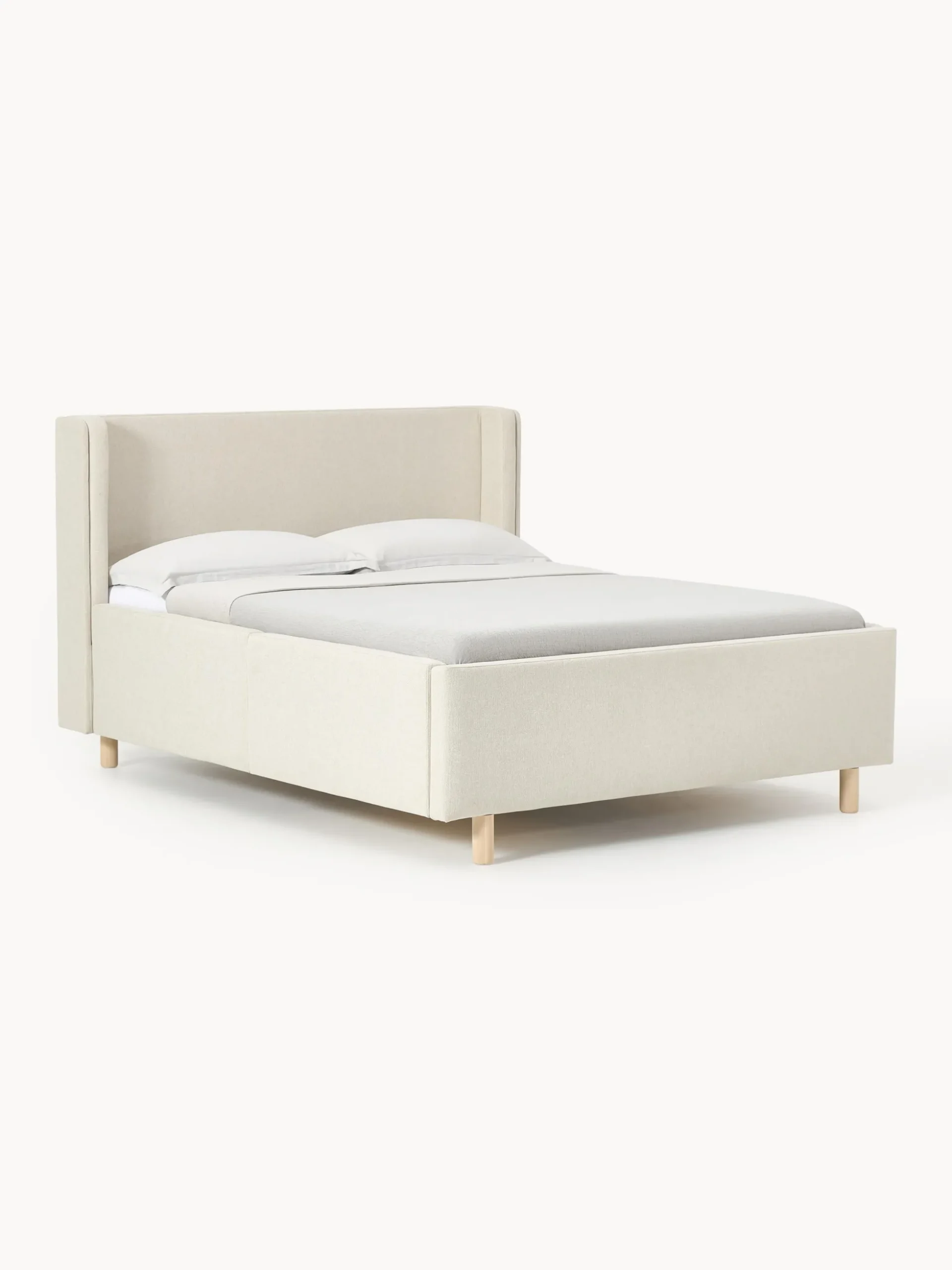Letto imbottito con cassetti Arche