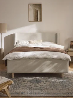 Letto imbottito con cassetti Arche