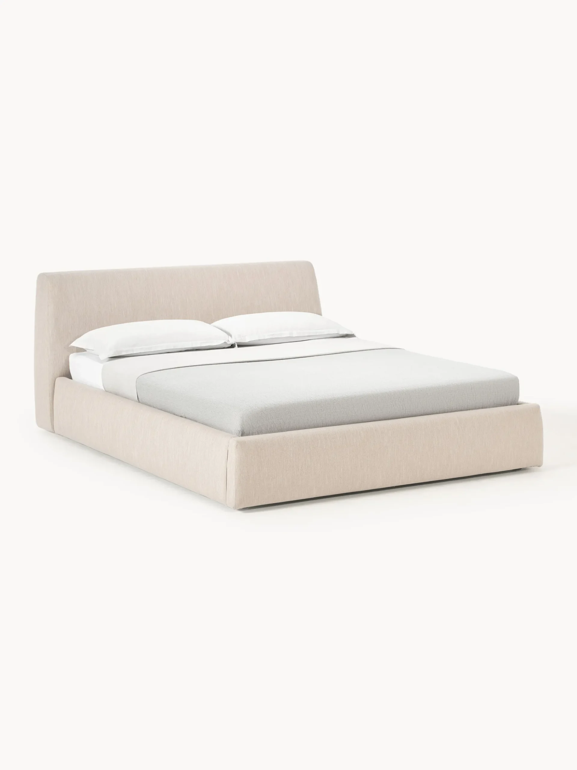 Letto imbottito con contenitore Cloud