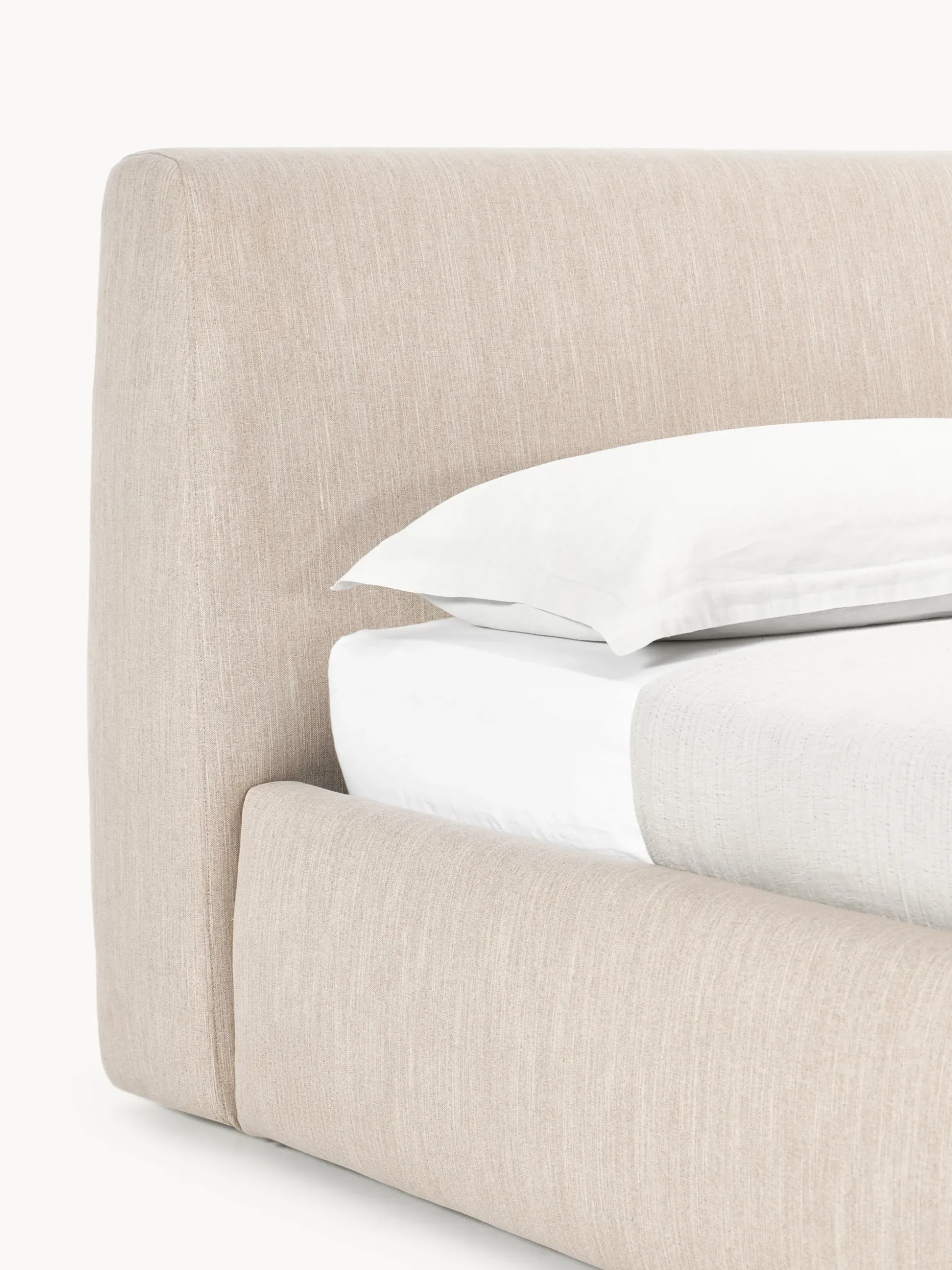 Letto imbottito con contenitore Cloud