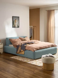 Letto imbottito con contenitore Melva