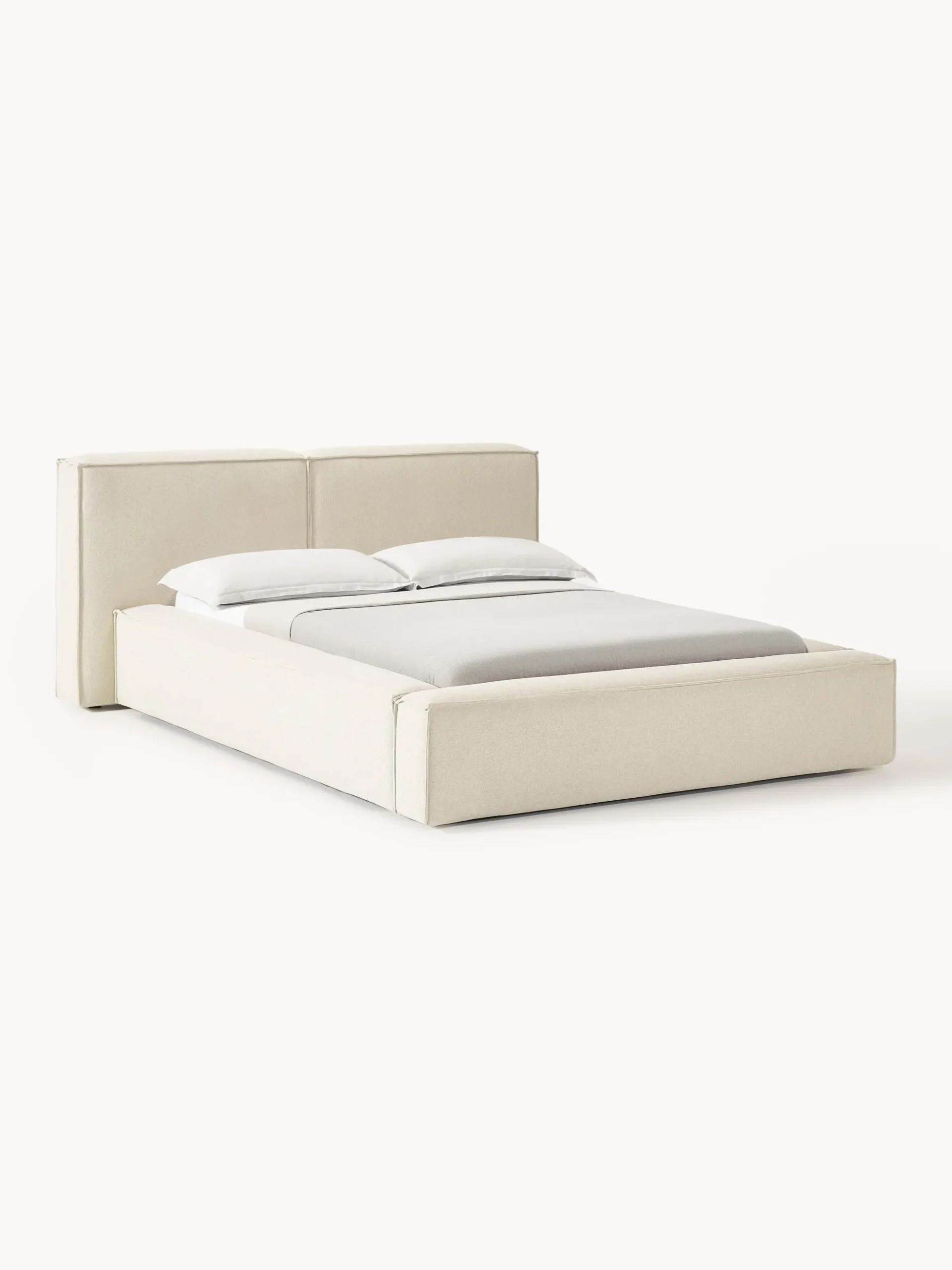 Letto imbottito con contenitore Lennon