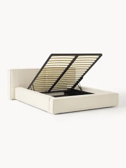 Letto imbottito con contenitore Lennon