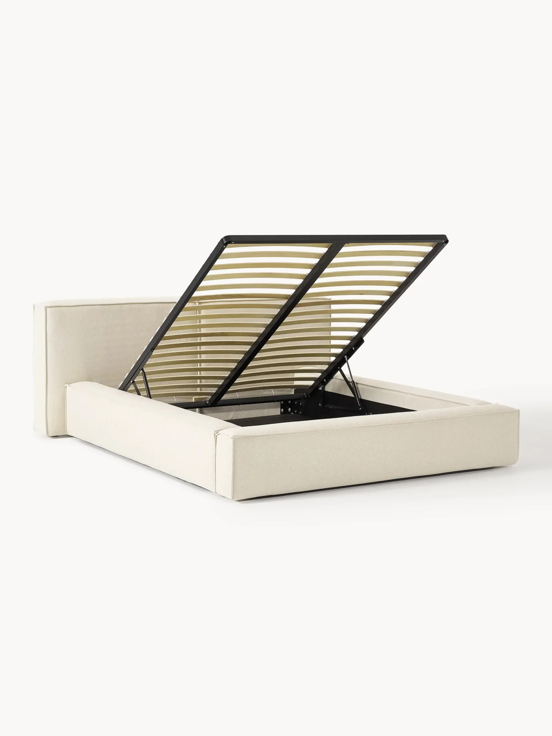 Letto imbottito con contenitore Lennon