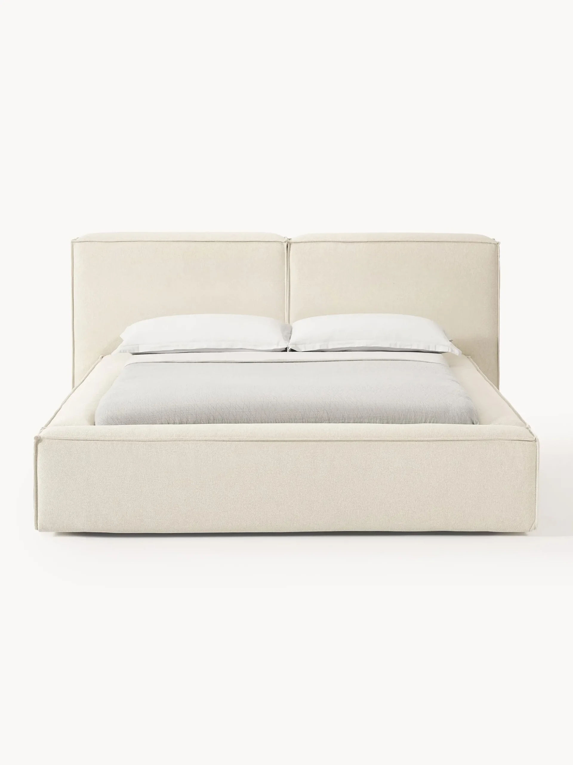 Letto imbottito con contenitore Lennon