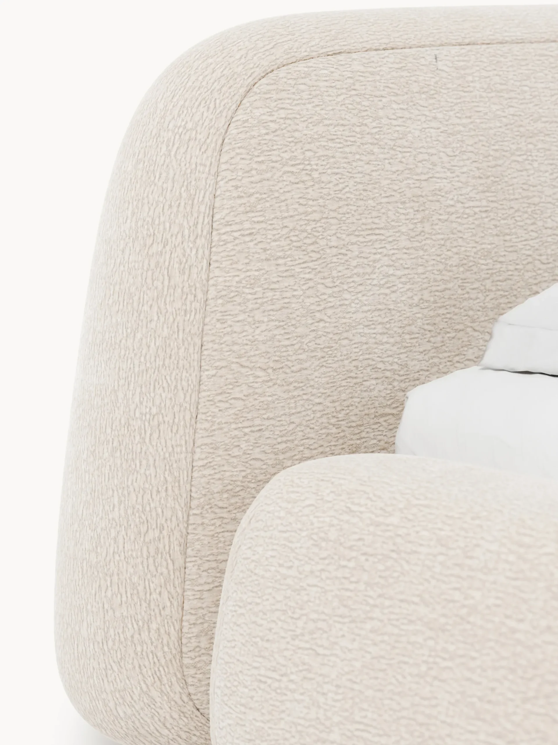 Letto imbottito con contenitore Wolke