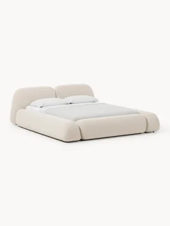 Letto imbottito con contenitore Wolke