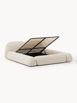 Letto imbottito con contenitore Wolke