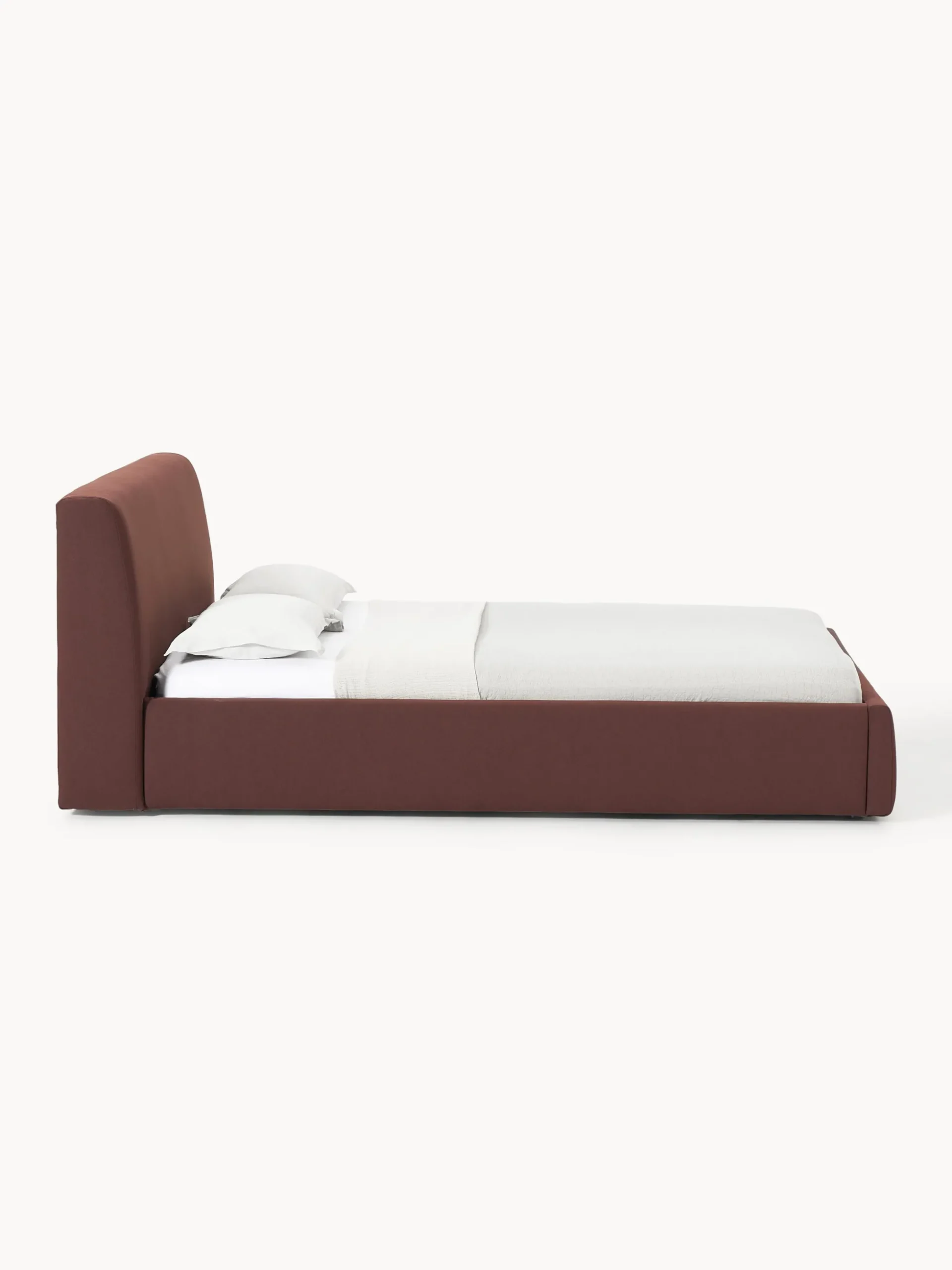 Letto imbottito con contenitore Cloud