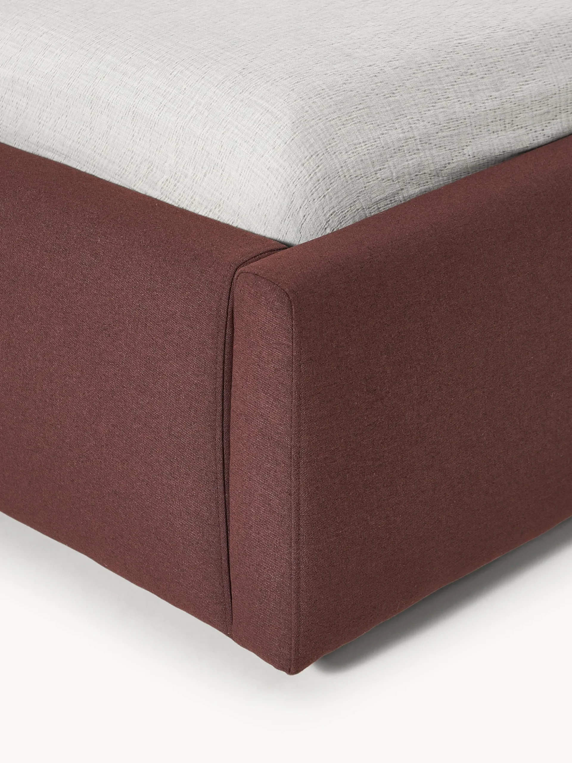 Letto imbottito con contenitore Cloud
