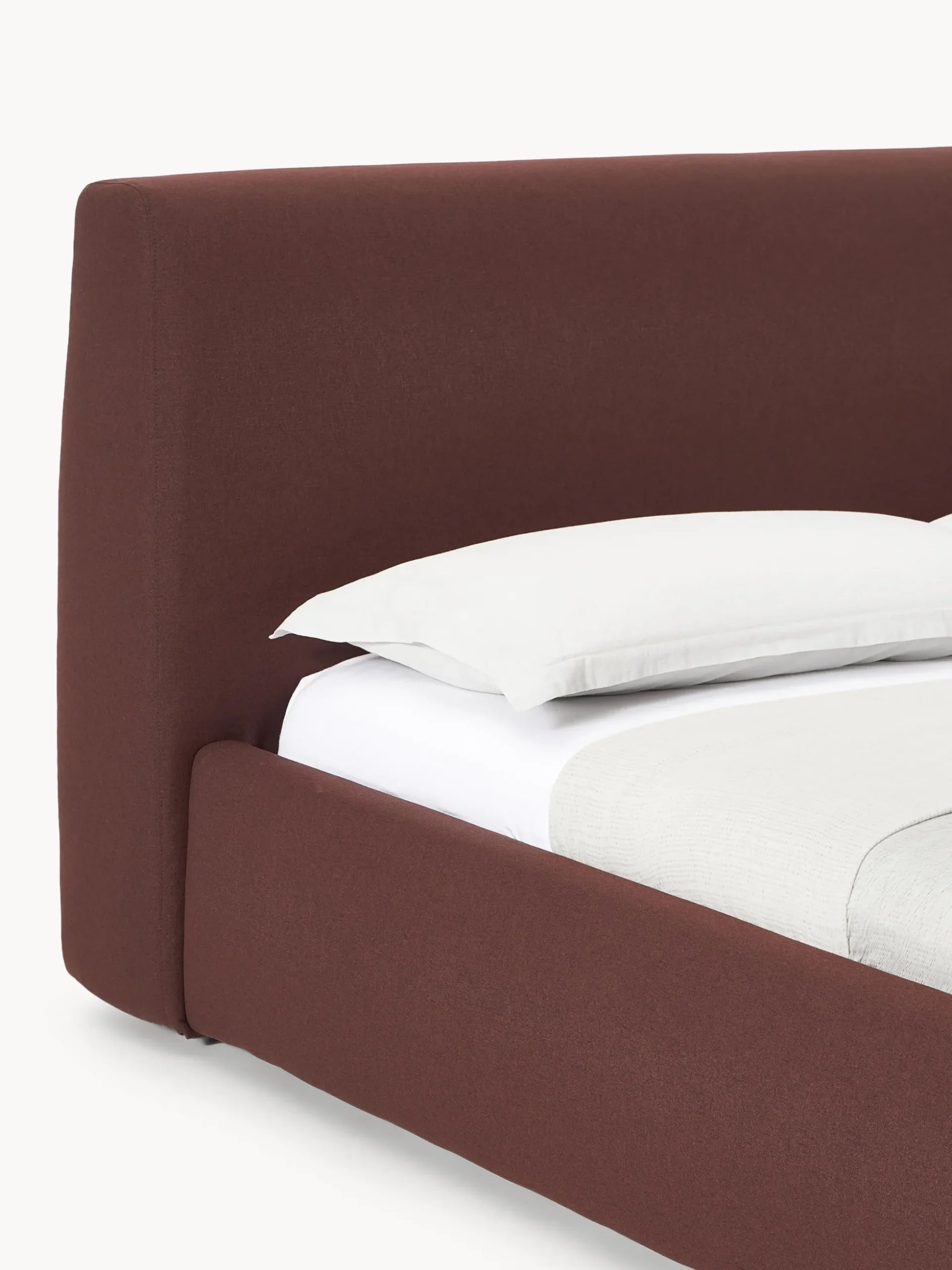 Letto imbottito con contenitore Cloud