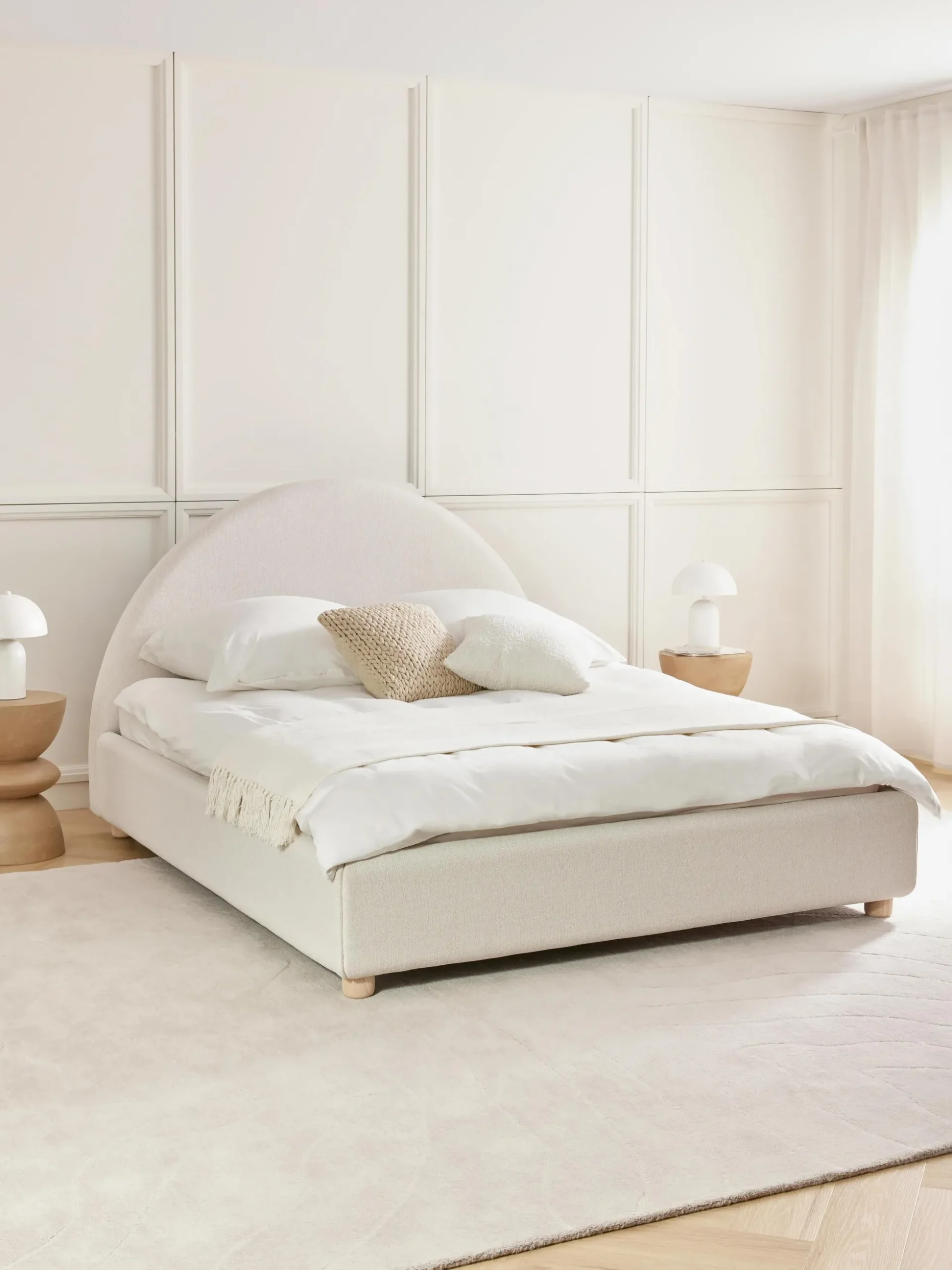 Letto imbottito con contenitore Ebba