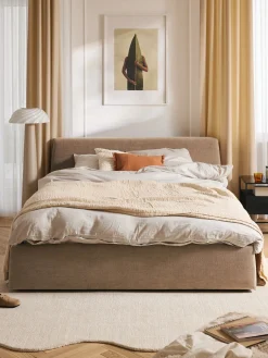 Letto imbottito con contenitore Cloud