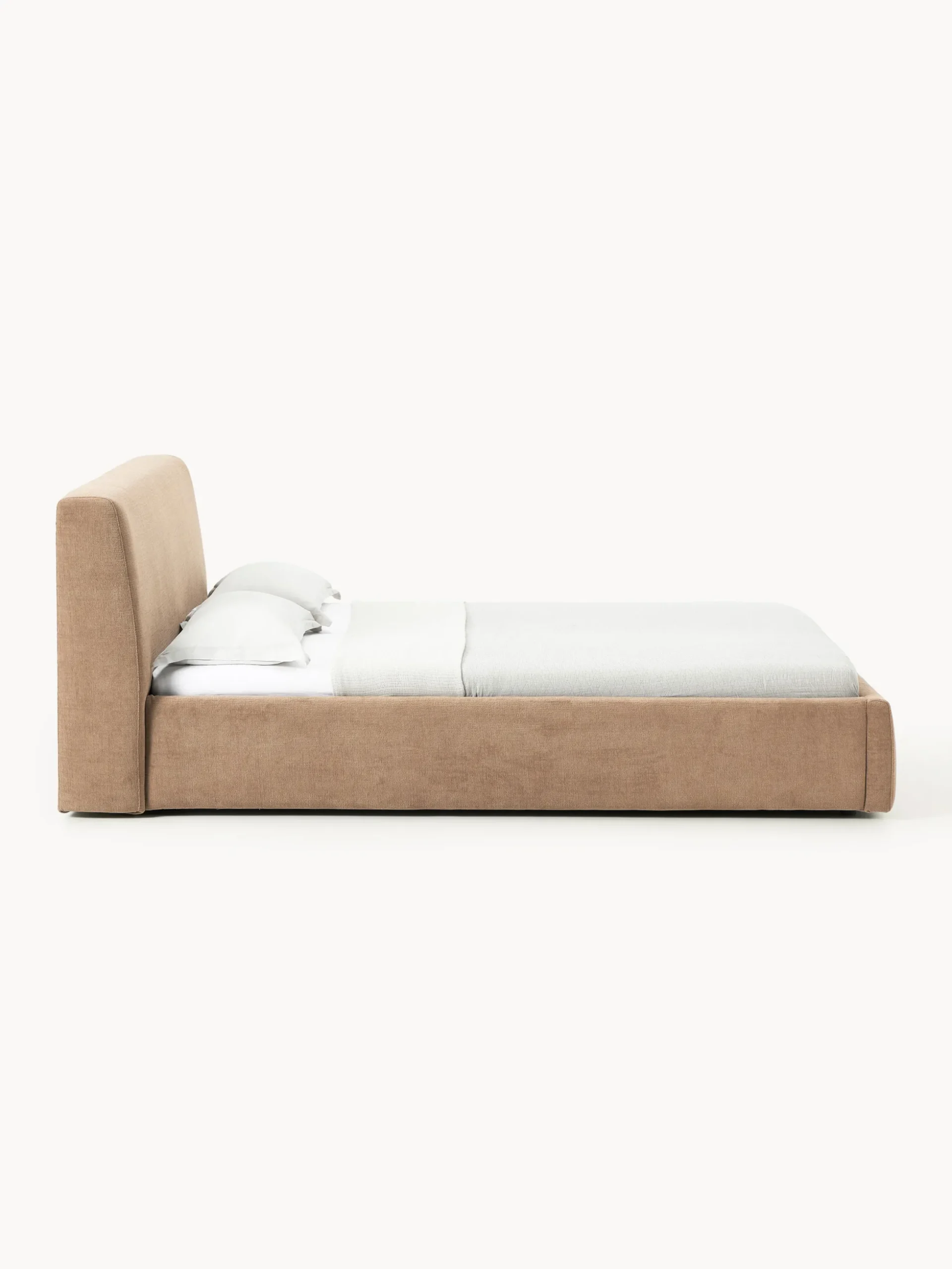 Letto imbottito con contenitore Cloud