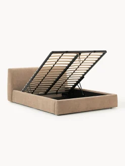 Letto imbottito con contenitore Cloud