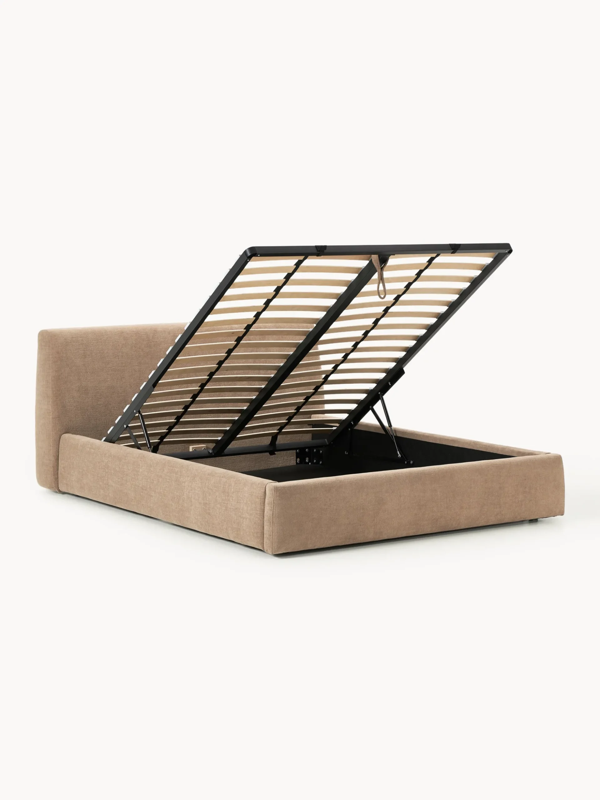Letto imbottito con contenitore Cloud