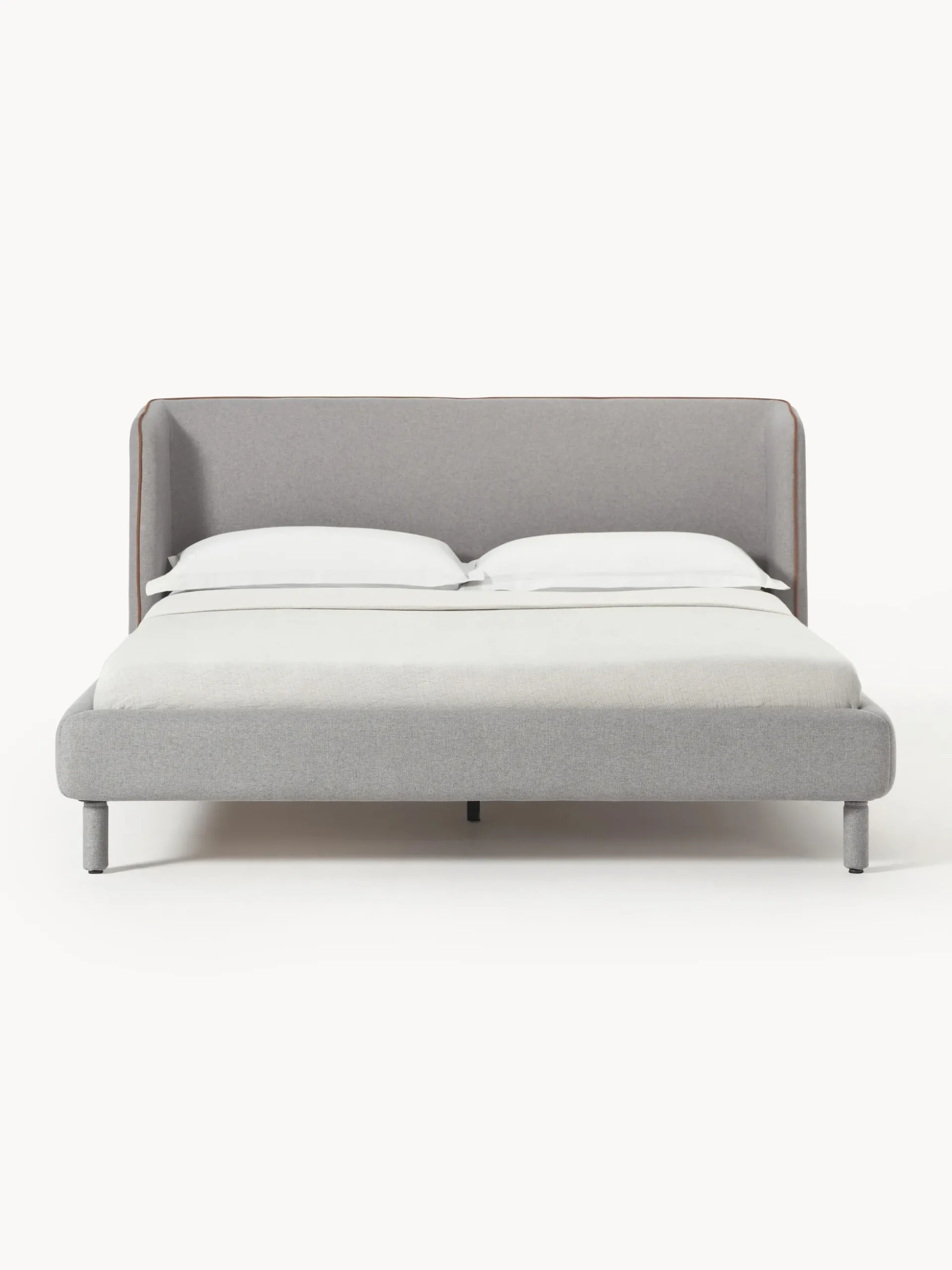 Letto imbottito con testiera Luma