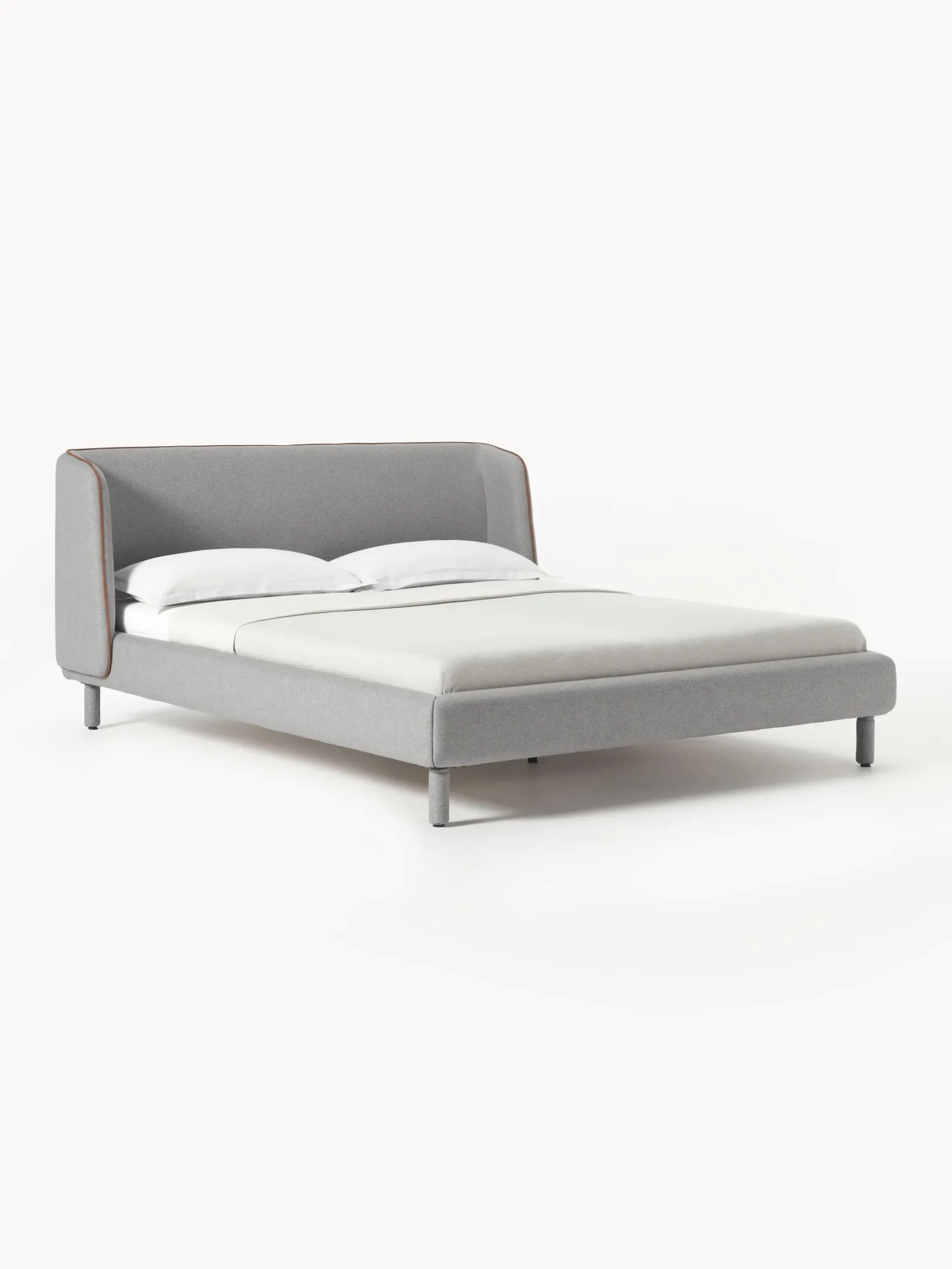 Letto imbottito con testiera Luma