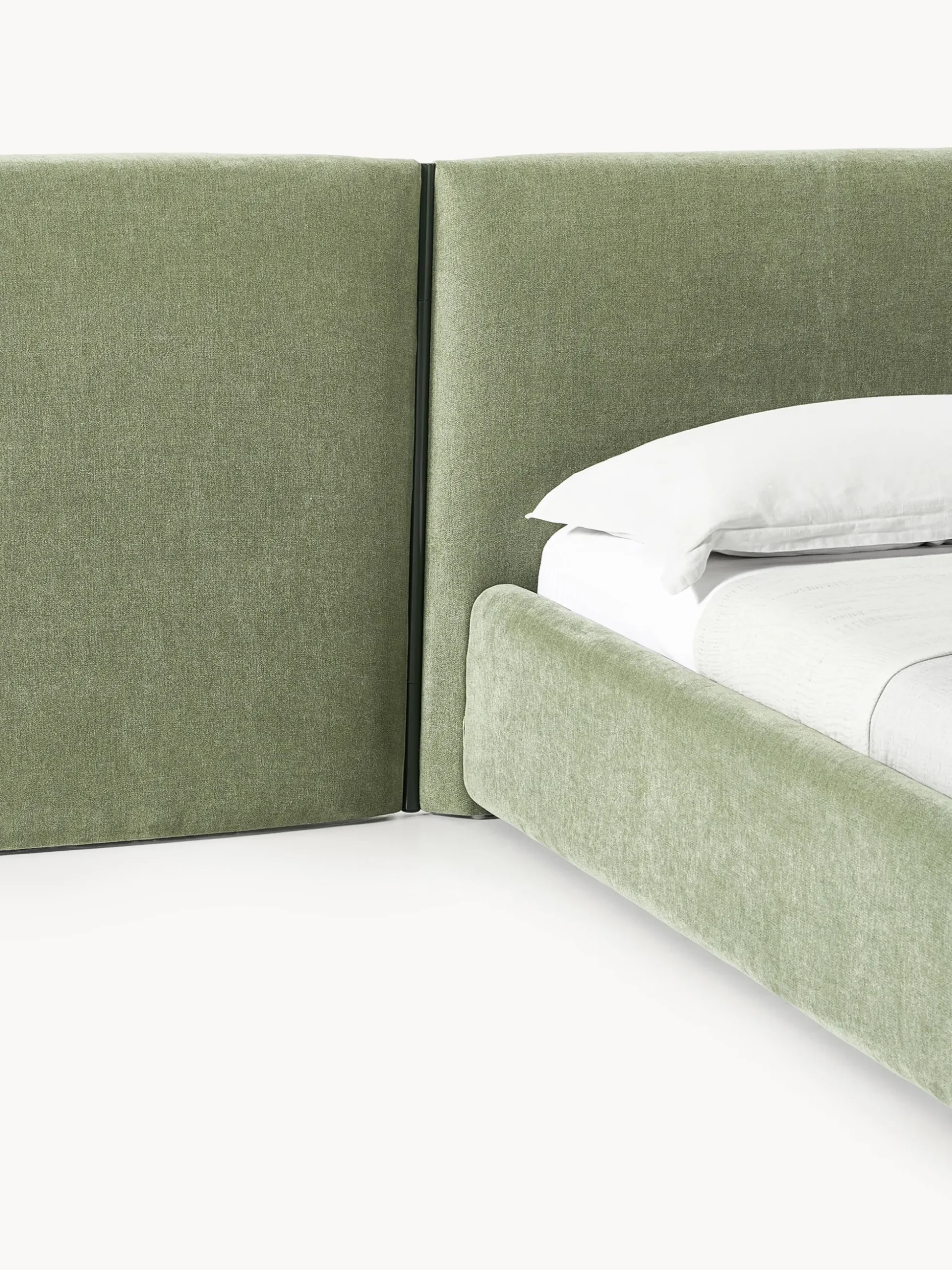 Letto imbottito con testiera ribaltabile Otis