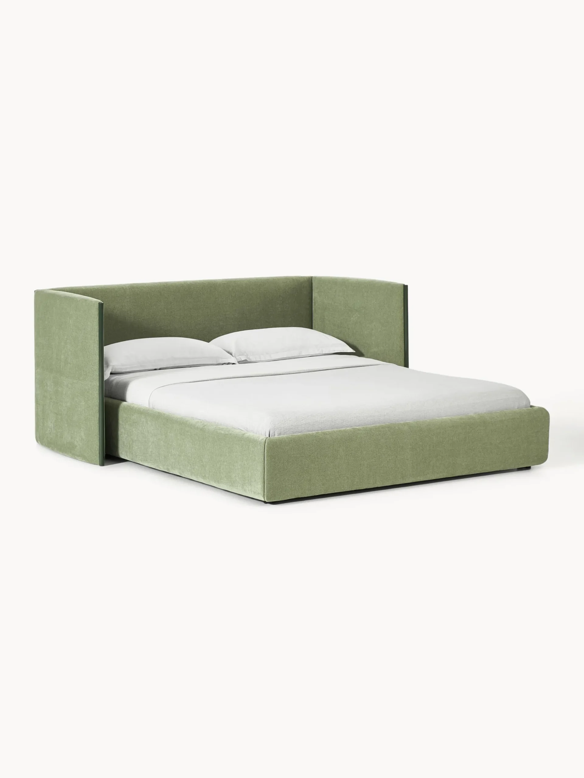 Letto imbottito con testiera ribaltabile Otis