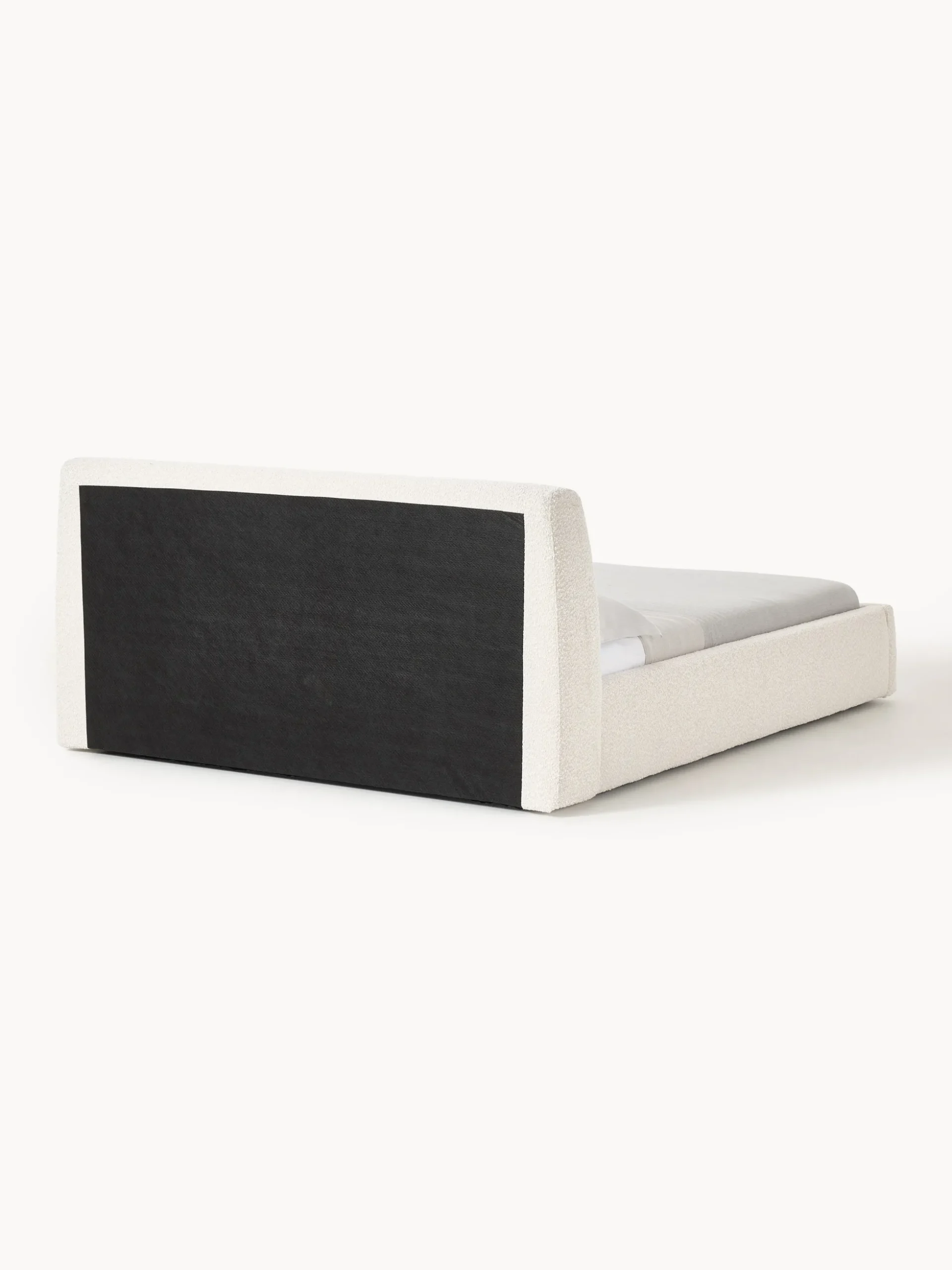 Letto imbottito in bouclé Cloud