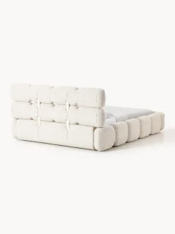 Letto imbottito in bouclé Tayla