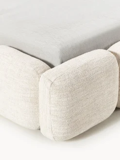 Letto imbottito in bouclé Tayla