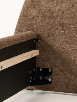 Letto imbottito in bouclé Gary