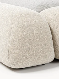 Letto imbottito in bouclé Wolke