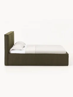Letto imbottito in bouclé Dream
