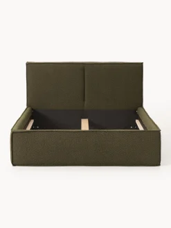 Letto imbottito in bouclé Dream