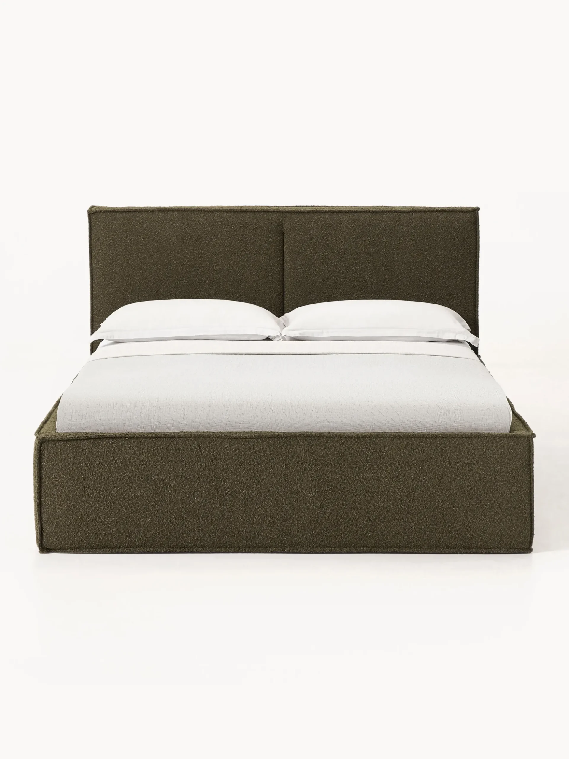 Letto imbottito in bouclé Dream