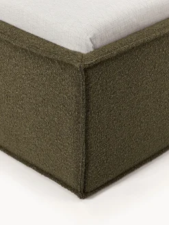 Letto imbottito in bouclé Dream