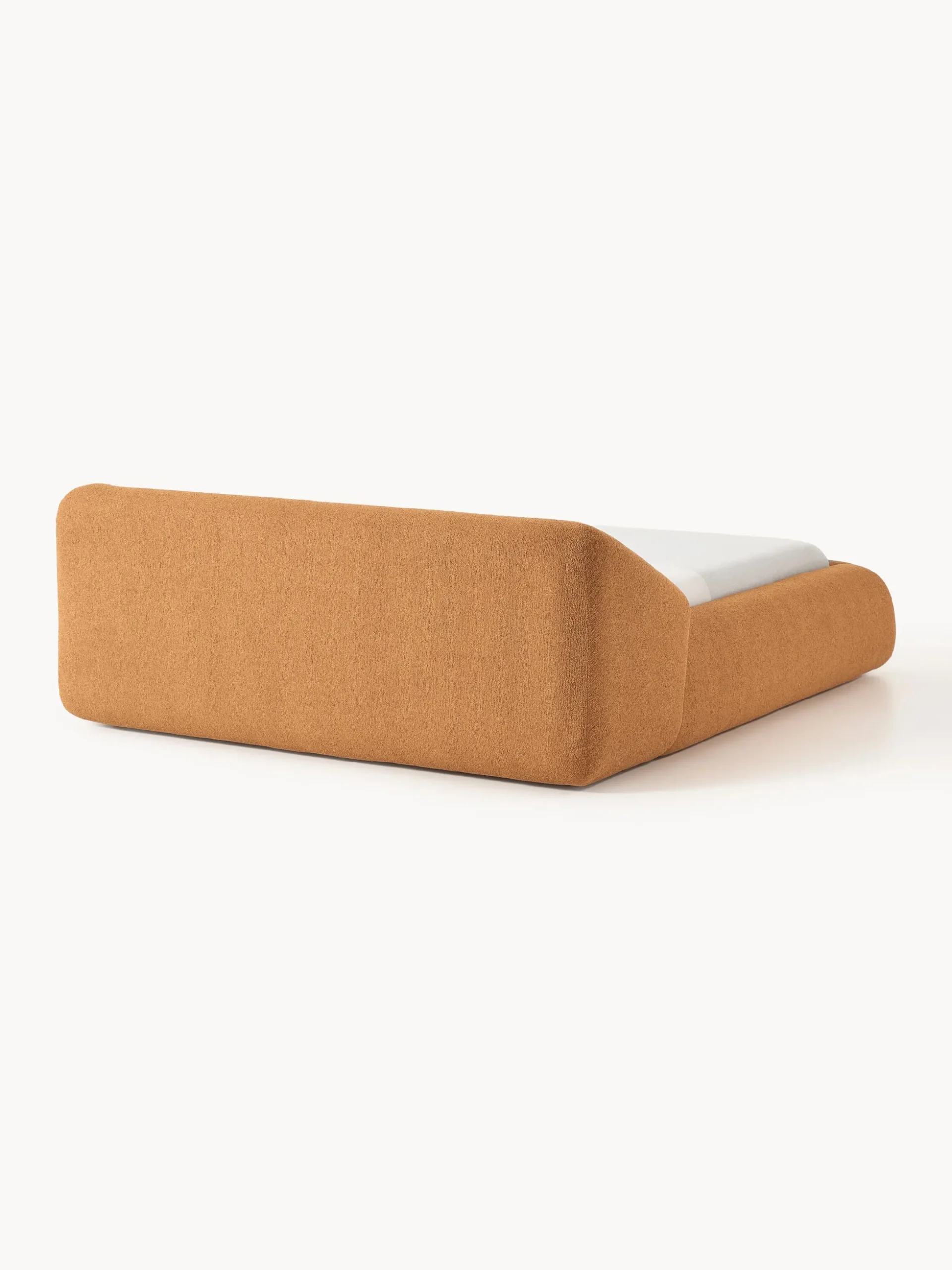 Letto imbottito in bouclé Sofia