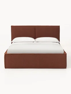 Letto imbottito in bouclé Dream