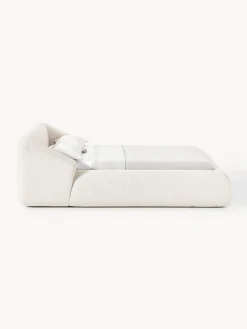 Letto imbottito in bouclé Sofia