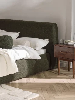 Letto imbottito in bouclé Cloud