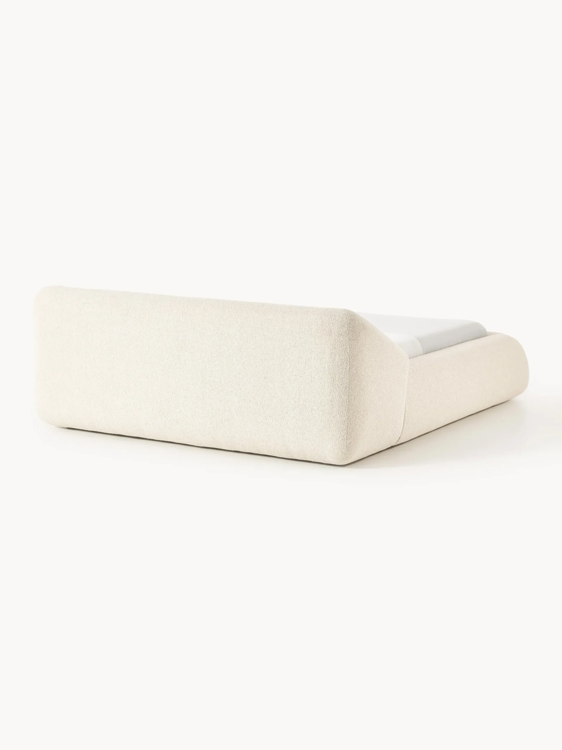 Letto imbottito in bouclé Sofia