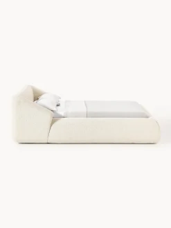 Letto imbottito in bouclé Sofia