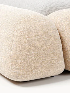 Letto imbottito in bouclé Wolke