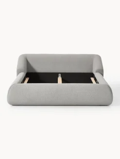 Letto imbottito in bouclé Sofia