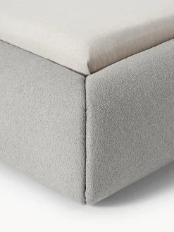 Letto imbottito in bouclé Sofia