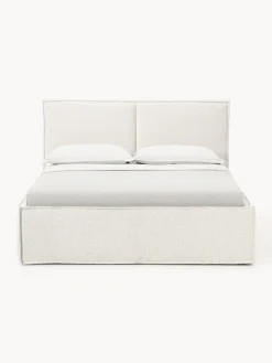 Letto imbottito in bouclé Dream
