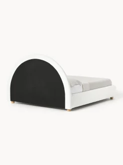 Letto imbottito in teddy con contenitore Ebba
