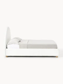 Letto imbottito in teddy con contenitore Ebba