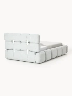 Letto imbottito in teddy bouclé con contenitore Tayla