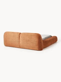 Letto imbottito in teddy bouclé Wolke