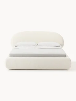 Letto imbottito in teddy Alba