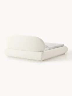 Letto imbottito in teddy Alba
