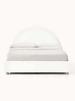 Letto imbottito in teddy Ebba